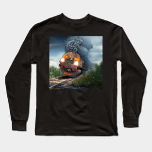 S.G. Horror show train! warping your reality.. Long Sleeve T-Shirt